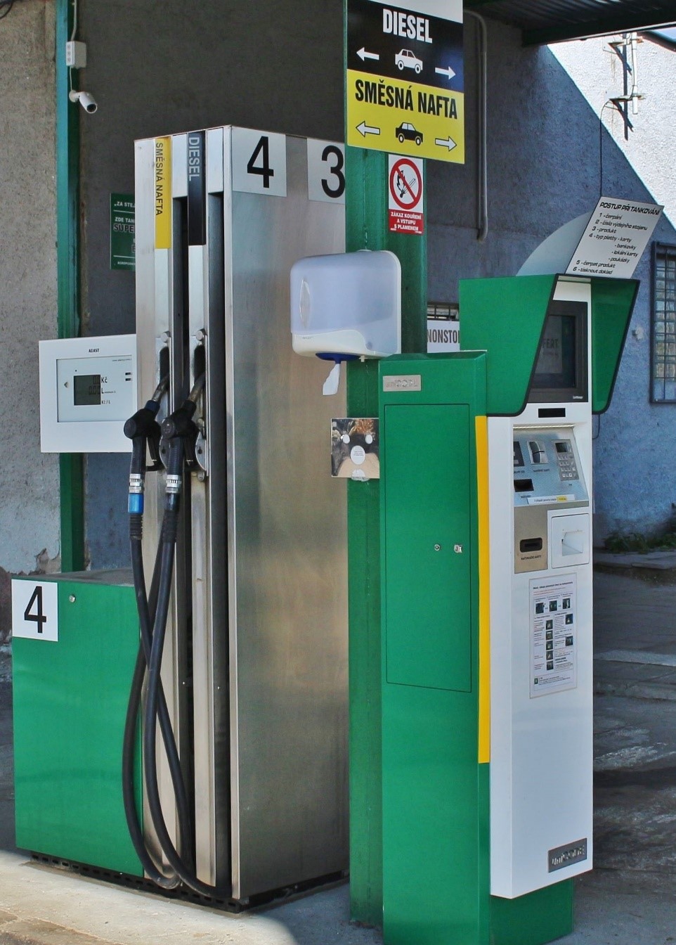 AGROPODNIK DOMAŽLICE - Tankovací automat